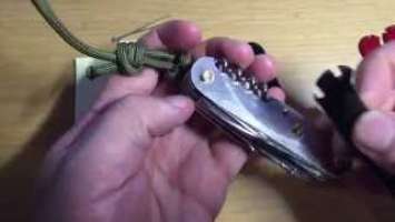 Hiking: Victorinox Handyman Upgrade with Pen, Screwdriver and Needle & Howto use the Pen