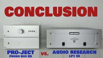 Blind Test Conclusion: Pro-Ject Phono Box RS vs Audio Research LP1SE - Vinyl