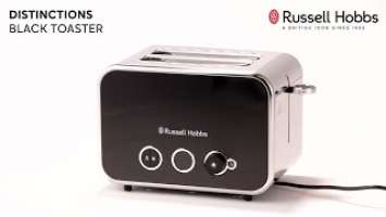 Distinctions 2-Slice Toaster Black - 26430-56 | Russell Hobbs