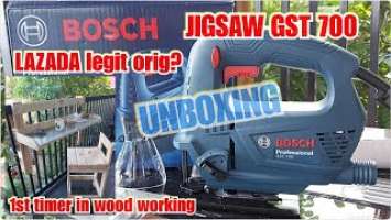 LAZADA UNBOXING / REVIEW BOSCH JIGSAW GST 700 / BALCONY TABLE AND CHAIR