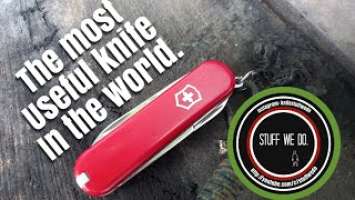 THE MOST USEFUL KNIFE IN THE WORLD: Victorinox Classic SD Swissarmy Knife - Red