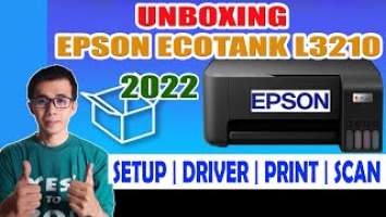 UNBOXING EPSON ECOTANK L3210 | EXPLAINED 2022