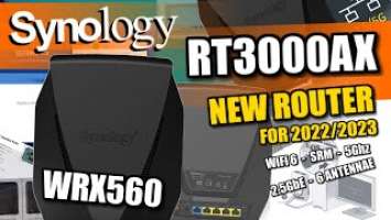 New Synology RT3000ax WRX560 WiFi 6 Router Revealed