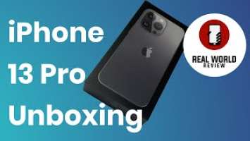 Apple iPhone 13 Pro Full Unboxing! (Real World Review)