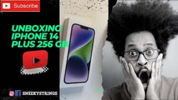 UNBOXING: IPHONE 14 PLUS 256GB||SneekyStrings