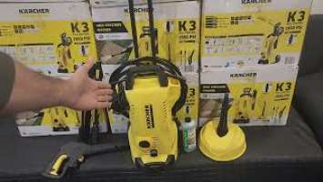 KARCHER K3 FULL CONTROL PRESSURE WASHER  Unboxing, stock and Review by FE