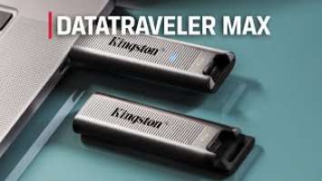 Флеш-накопитель DataTraveler Max с интерфейсом USB 3.2 Gen 2