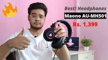 Maono AU-MH501 Studio Headphones Unboxing & Review | Rs.1,399 | In Hindi