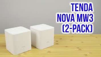 Распаковка Tenda Nova MW3 2-pack