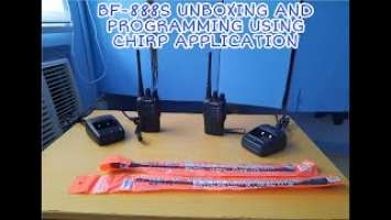 BAOFENG BF-888S UNBOXING AND PROGRAMMING USING CHIRP APPLICATION (TAGALOG TUTORIAL)