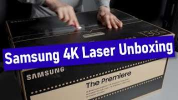 Samsung The Premiere (LSP9T) 4K Laser Projector Unboxing, Setup & Settings