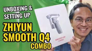 Zhiyun Smooth Q4 Combo - Unboxing and Setting Up the Foldable Phone Gimbal with Selfie Stick & Light