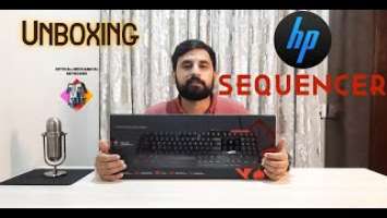 UNBOXING HP OMEN SEQUENCER RGB GAMING KEYBOARD