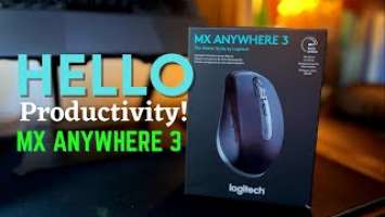 Logitech MX ANYWHERE 3 - Productivity For All! Working-From-Home and Students!