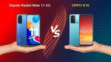 Xiaomi Redmi Note 11 4G Vs OPPO K10 Comparison #shorts