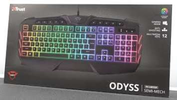 Trust GXT 881 Odyss € 39,99,- Gaming RGB Keyboard