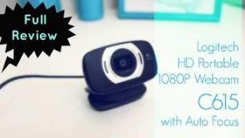 Logitech HD Portable Webcam C615 with Auto Focus ❤ Full Review