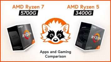 AMD Ryzen 7 5700G vs AMD Ryzen 5 3400G - is the new AMD Cezanne APU a real alternative?