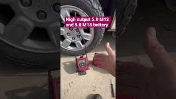 Milwaukee m12 inflator vs m18 inflator