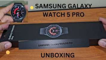 Samsung Galaxy Watch 5 Pro 45mm Titanium Black (Unboxing & Vlog)