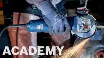 Bosch academy: Batteridrevet vinkelsliper GWS 19-125 CI Professional