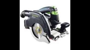 Плотницкие пилы FESTOOL HK55EBQ и  Makita HS7601 . Сравнение схожих пил .