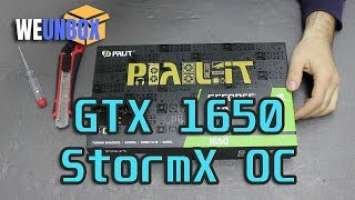 Unboxing NVIDIA GTX 1650 - Palit GeForce GTX 1650 StormX OC