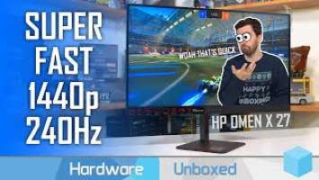 HP Omen X 27 Review, The Fastest 1440p Gaming Monitor (240Hz!)