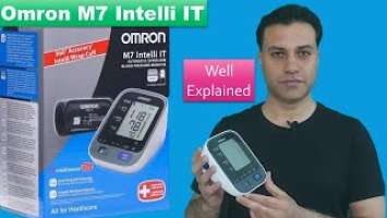 Omron M7 Intelli IT Blood Pressure Measurement.