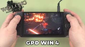 Wo Long Fallen Dynasty on GPD WIN 4 - AMD Ryzen 7 6800U Windows handheld gaming PC