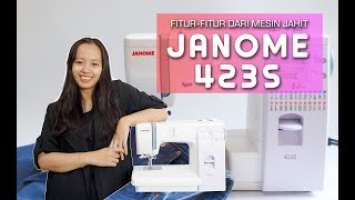 Review Fitur JANOME 423S Portable Home Sewing dari Jepang oleh Ms. Fitri - Mesin Jahit Rumah Tangga