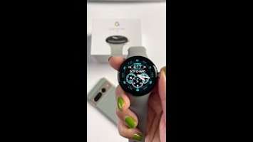 Pixel Watch | Unboxing | First Look | Watch Faces etc #shorts #pixelwatch #google #unboxing