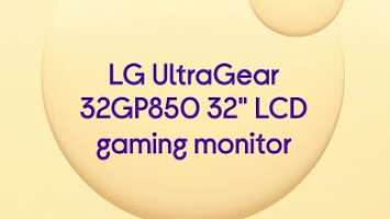 LG UltraGear 32GP850 Quad HD 32" Nano IPS LCD Gaming Monitor - Black - Product Overview