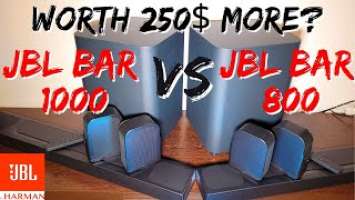 JBL BAR 1000 vs JBL BAR 800 Worth 250$ more???