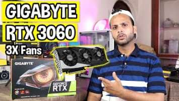 Gigabyte RTX 3060 GAMING OC 12GB Triple Fan Edition | Unboxing And Review (Hindi)