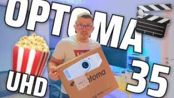 i found the best 4K HDR projector money can buy optoma uhd35 unbox