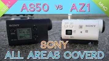 Sony HDR-AS50 vs HDR-AZ1 : All Aspects Comparison