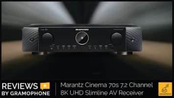 Marantz Cinema 70s 7.2 Channel (7 x 50 Watt) 8K UHD Slimline AV Receiver with HEOS Built-in