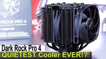 The QUIETEST Cooler I EVER Tested! -- be quiet! Dark Rock Pro 4