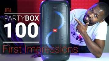 JBL Partybox 100 | With Sound Sample | First Impressions