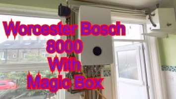 Badly Installed Worcester Bosch 8000 Combi Boiler With Magic Box