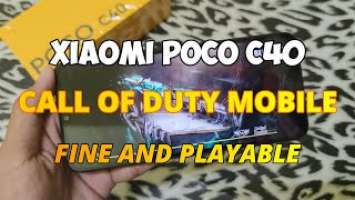 Call of Duty Mobile in Xiaomi POCO C40 (Hand Cam)