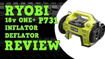 Ryobi 18V One+ Inflator Deflator P731 R18I-0 Review