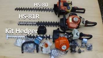 STIHL HS-80  HS-81R Hedge Trimmer Repair and Farmertec Kit Hedger. Complete Repair and Assembly.