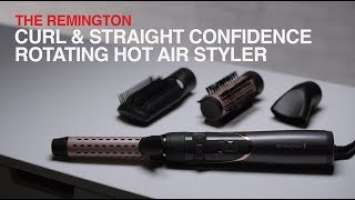 Remington Curl & Straight Confidence AirStyler AS8606 - Tong How To Video