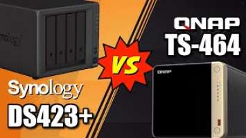 Synology DS423+ vs QNAP TS 464 NAS - AS FAST AS POSSIBLE!!!!