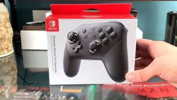 Unboxing Nintendo Switch Pro Controller