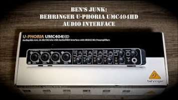 Oddity Archive: Episode 188.5 – Ben’s Junk: Behringer U-Phoria UMC404HD Audio Interface