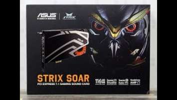 Обзор звуковой карты Asus Strix Soar