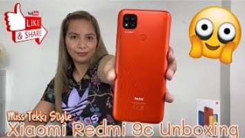 Xiaomi Redmi 9c Unboxing (Miss Tekki Style)